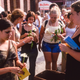 Concertgoers attend the 1998 Lilith Fair at Jones Beach in Wantagh, New York.